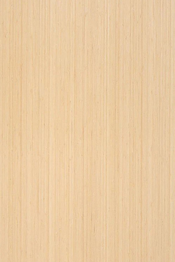 Vertical natural bamboo veneer fleece backed