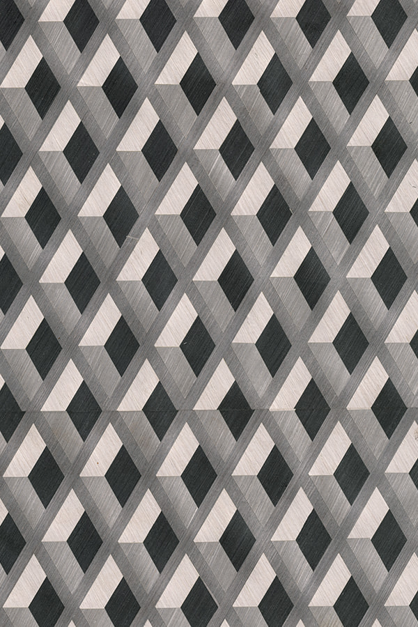 Diamond lattice Design Quarter Cut engineered wood veneer#3